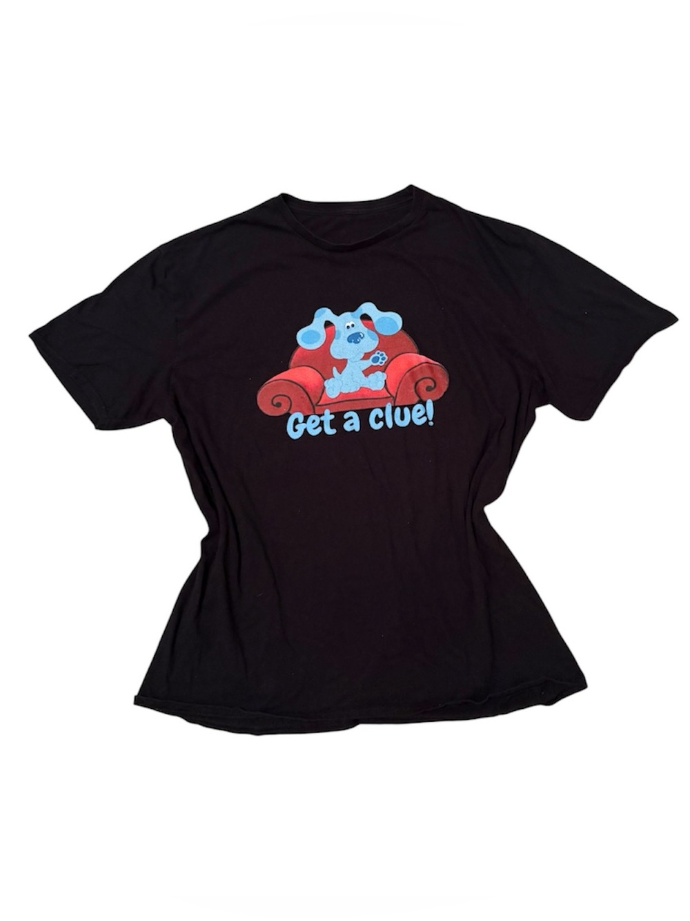 Blue's Clues Funny Black Graphic Tee Shirt